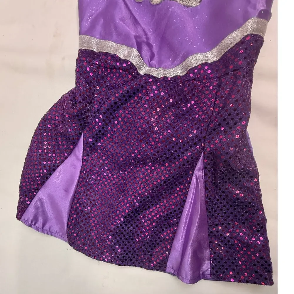 SKU3044 Just Play Purple Cheerleader Costume Size 4-6x